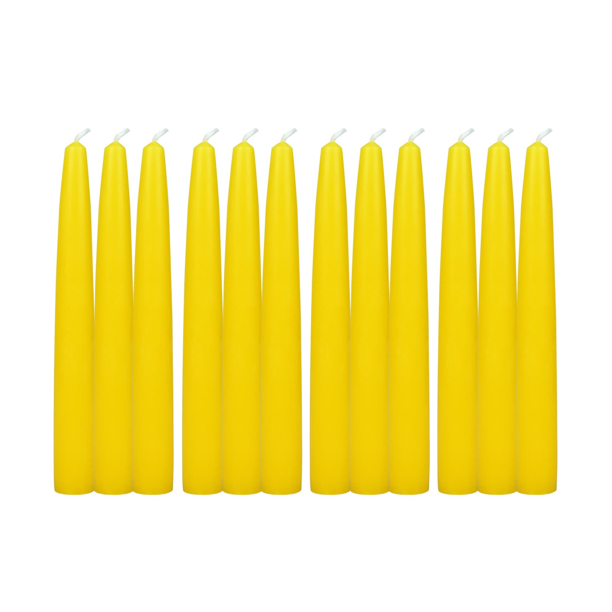 6 Inch Yellow Taper Candles (1 Dozen) 6 Inch Yellow Taper Candles (1 Dozen)