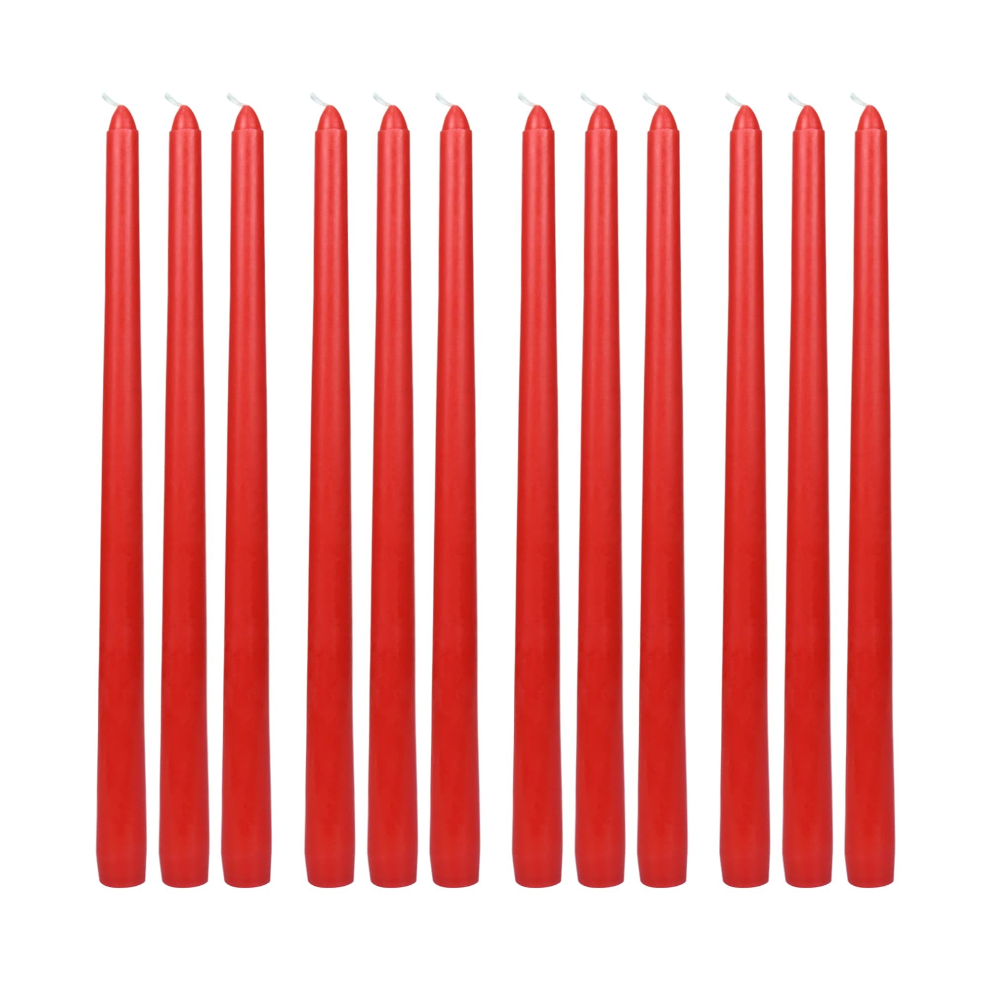 12 Inch Ruby Red Taper Candles (144pcs/Case) Bulk 12 Inch Ruby Red Taper Candles (144pcs/Case) Bulk