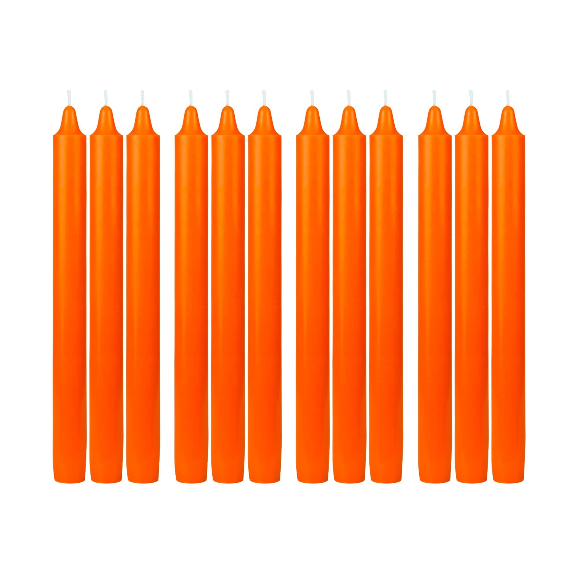 10 Inch Orange Straight Taper Candles (144pcs/Case) Bulk 10 Inch Orange Straight Taper Candles (144pcs/Case) Bulk