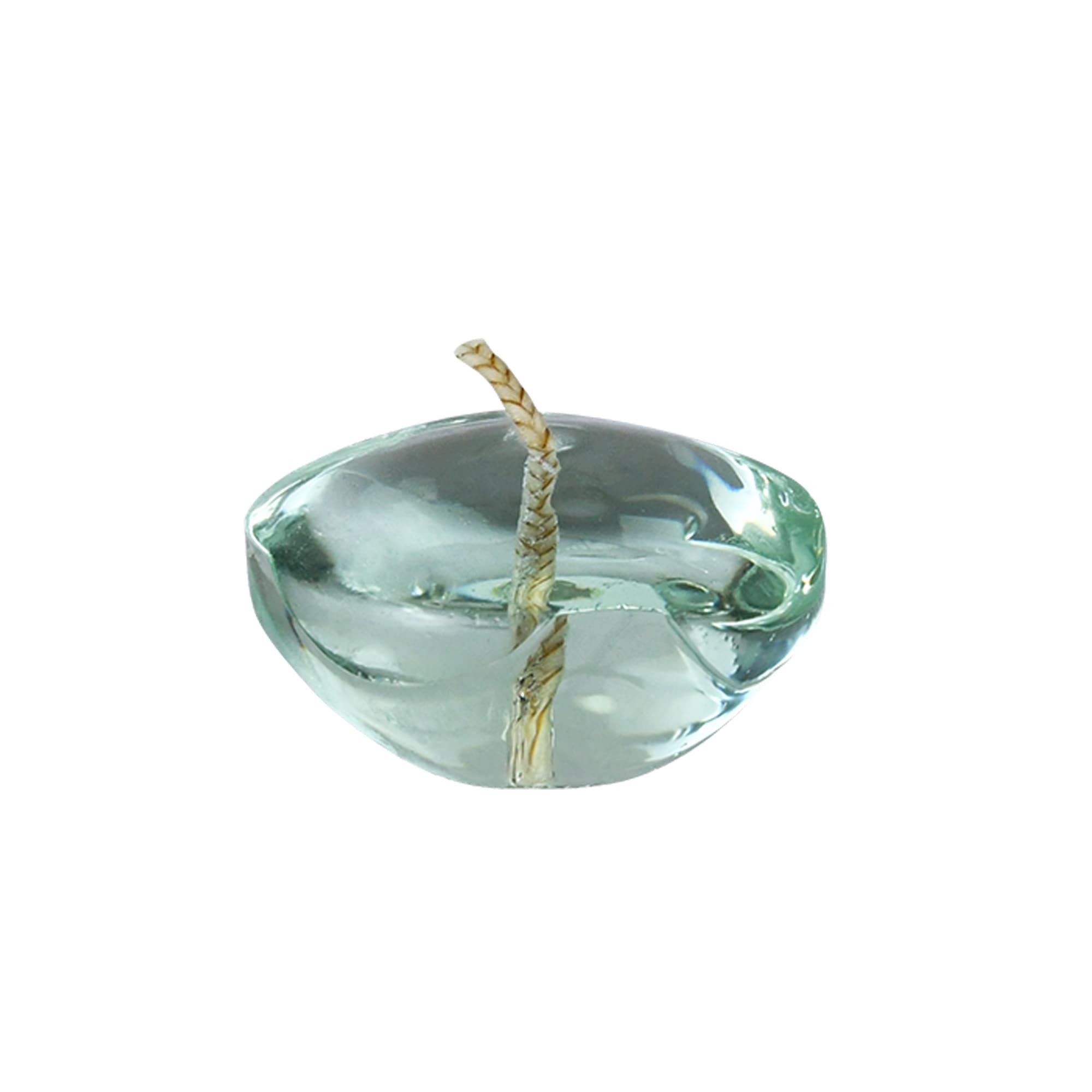 1.75 Inch Clear Aqua Gel  Floating Candles (12pc/Box)