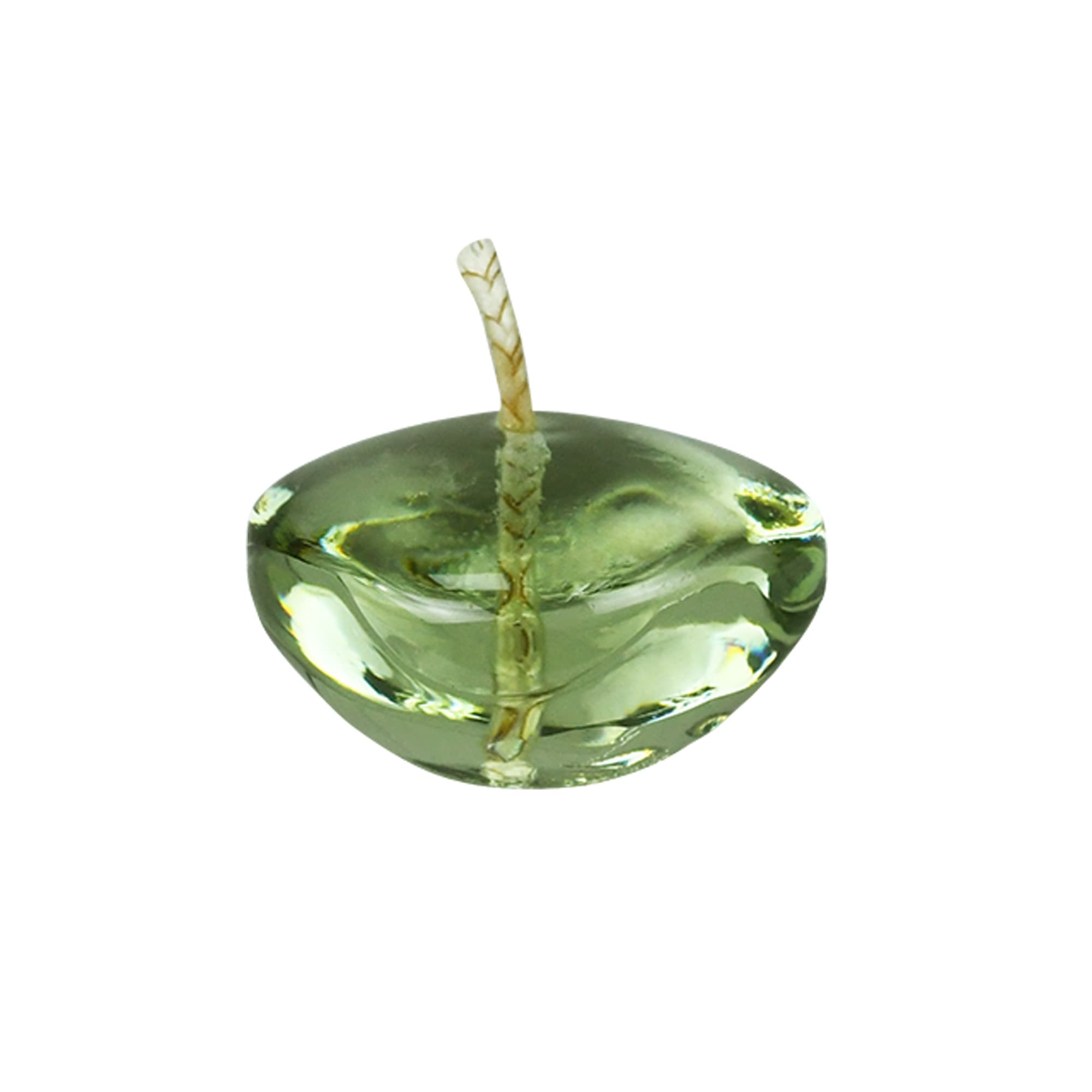 1.75 Inch Clear Sage Green Gel Floating Candles (144pcs/Case) Bulk