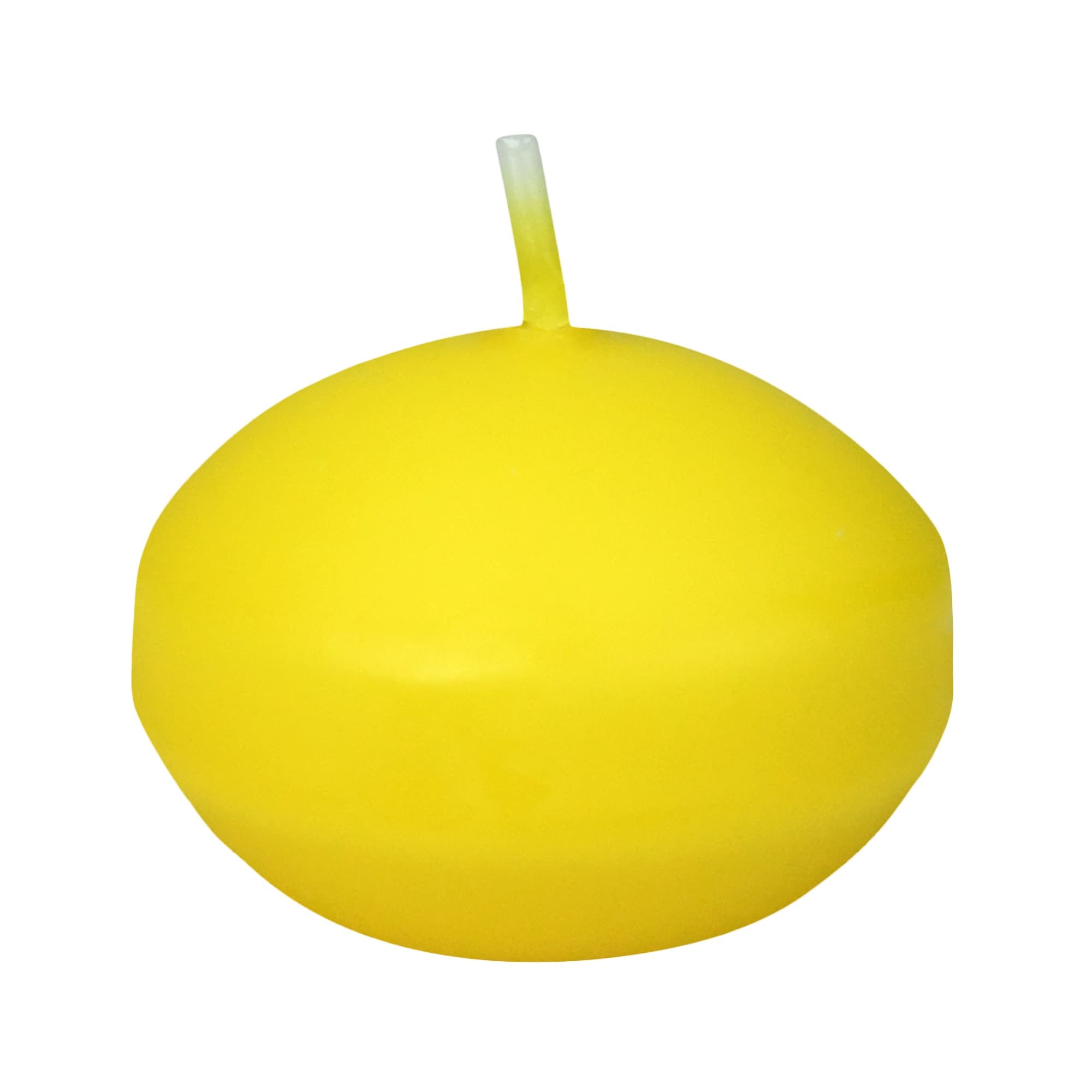1 3/4 Inch Yellow Floating Candles (288pcs/Case) Bulk