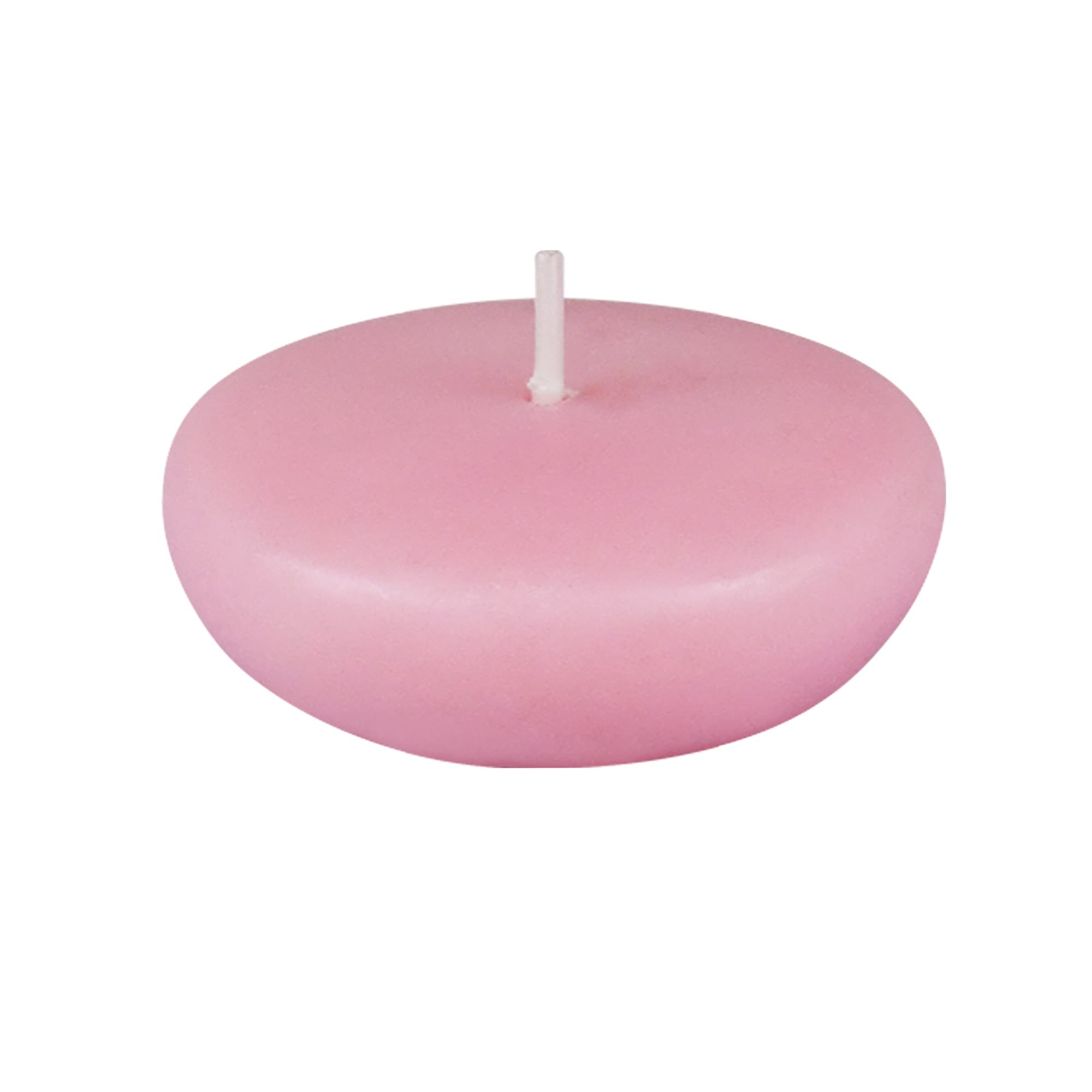 2 1/4 Inch Light Rose Floating Candles (24pc/Box)