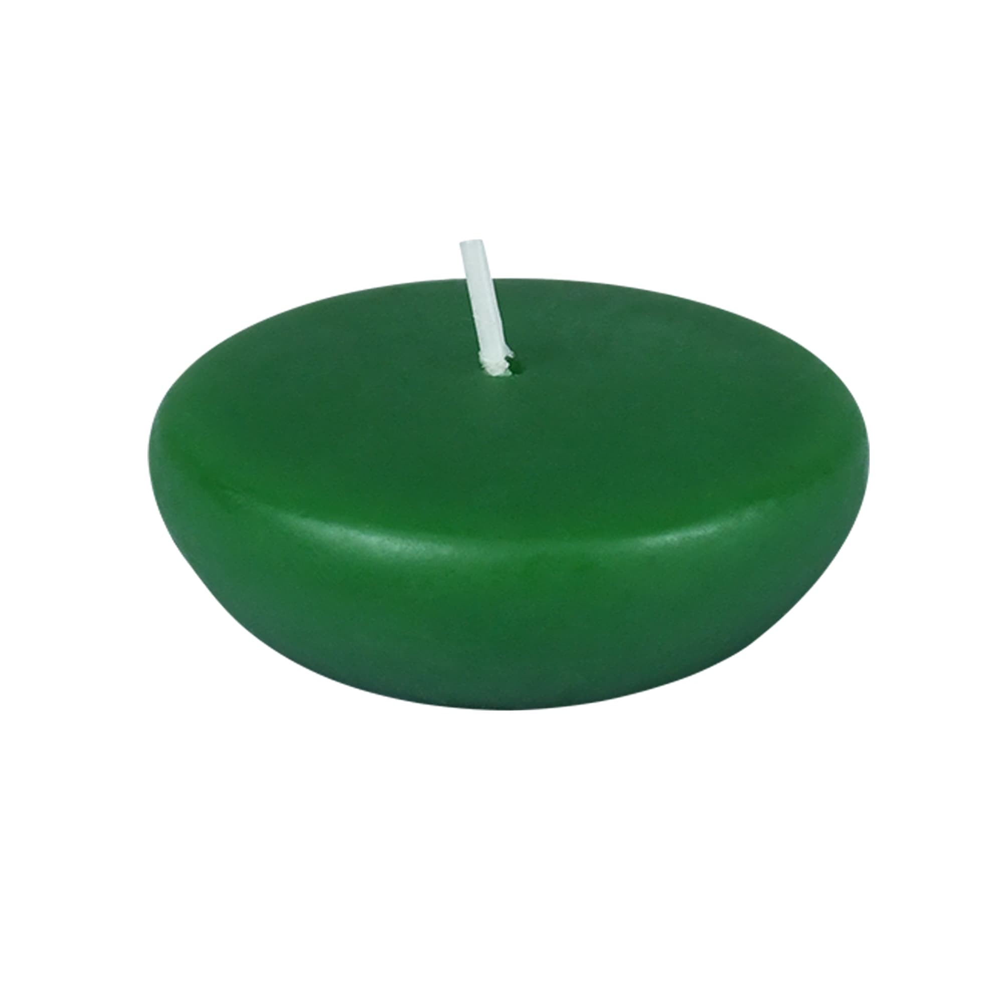 2 1/4 Inch Hunter Green Floating Candles (24pc/Box)