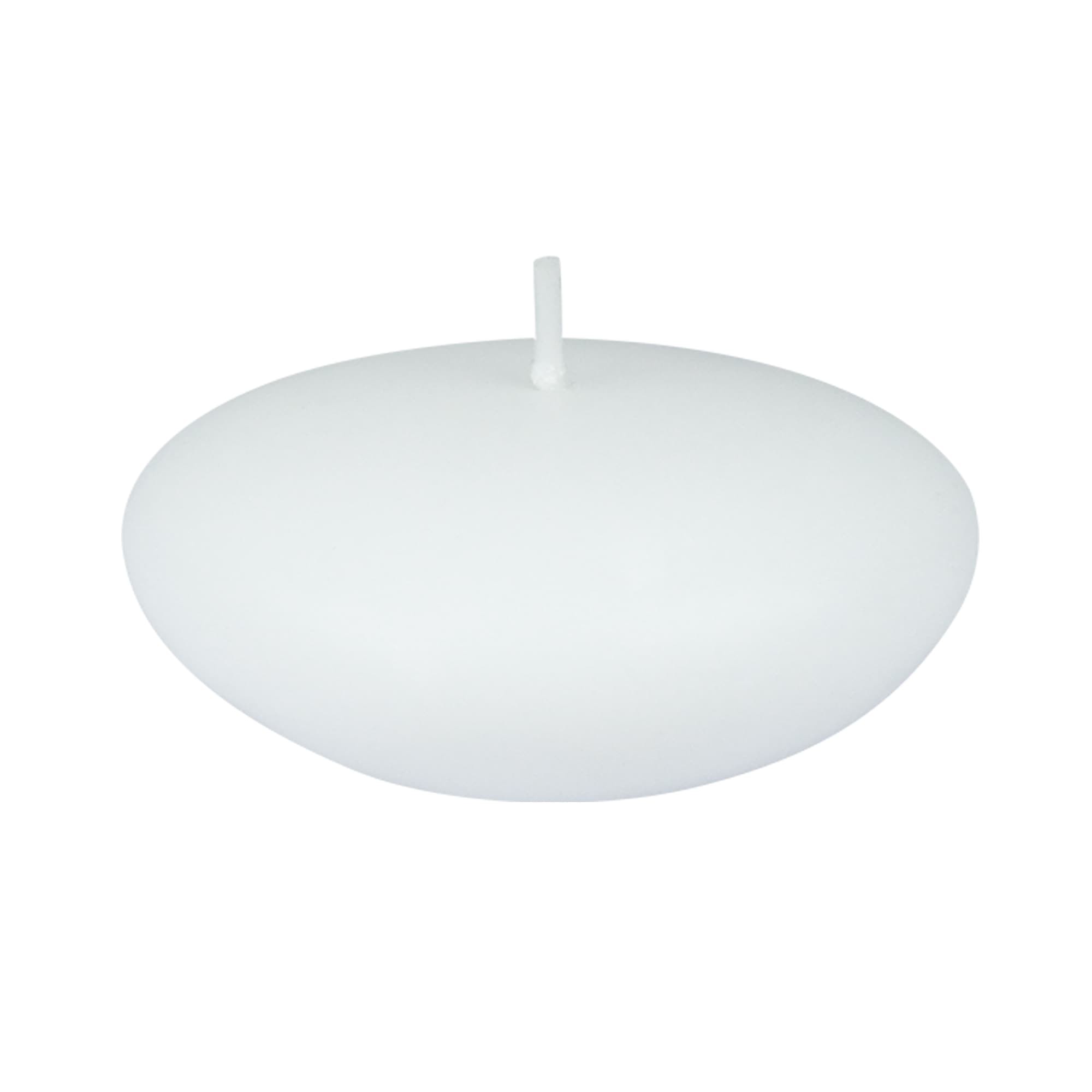 3 Inch White Floating Candles (144pcs/Case) Bulk