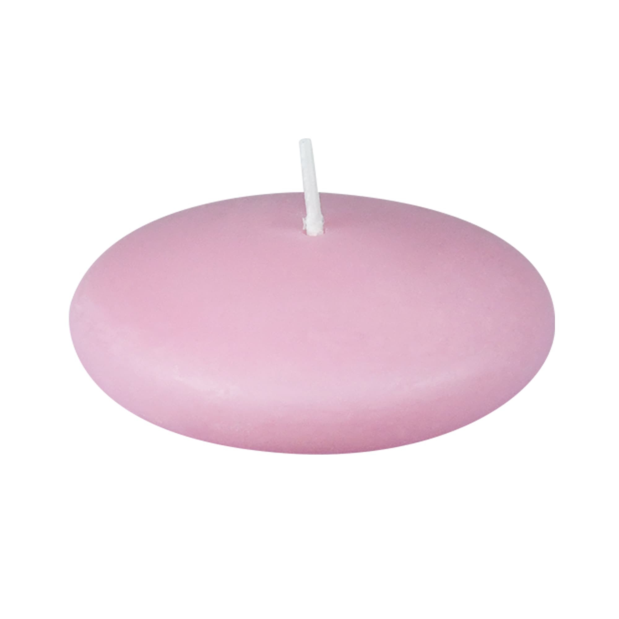 3 Inch Light Rose Floating Candles (12pc/Box)