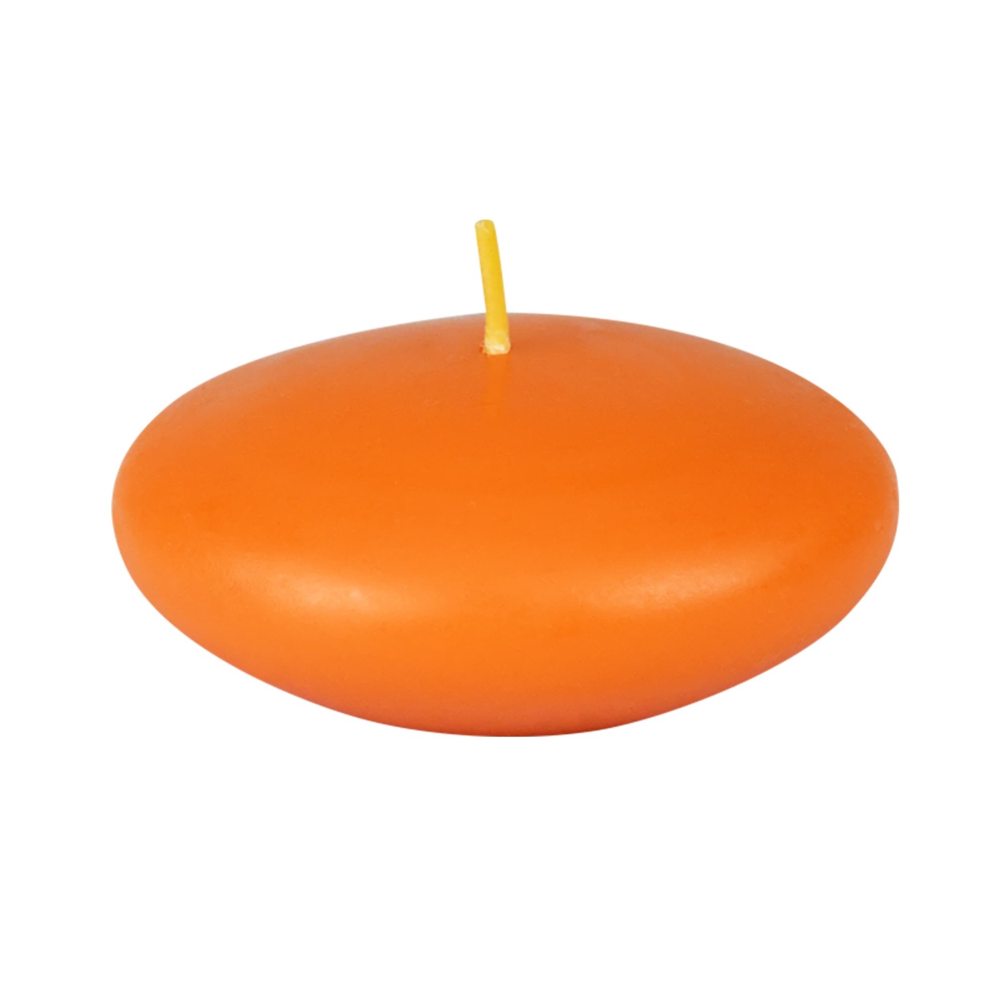 3 Inch Orange Floating Candles (12pc/Box)