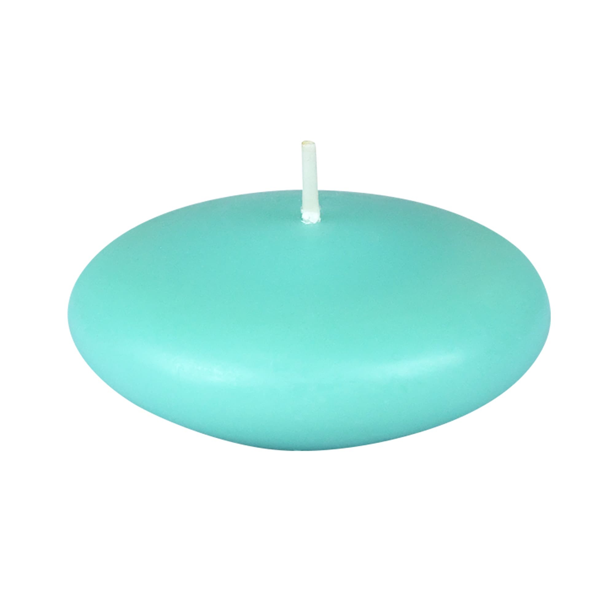 3 Inch Aqua Floating Candles (72pcs/Case) Bulk