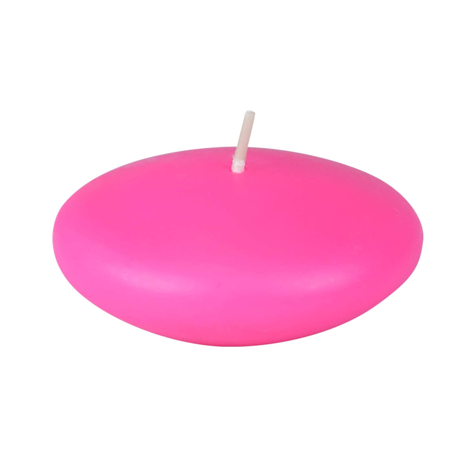 3 Inch Hot Pink Floating Candles (144pcs/Case) Bulk