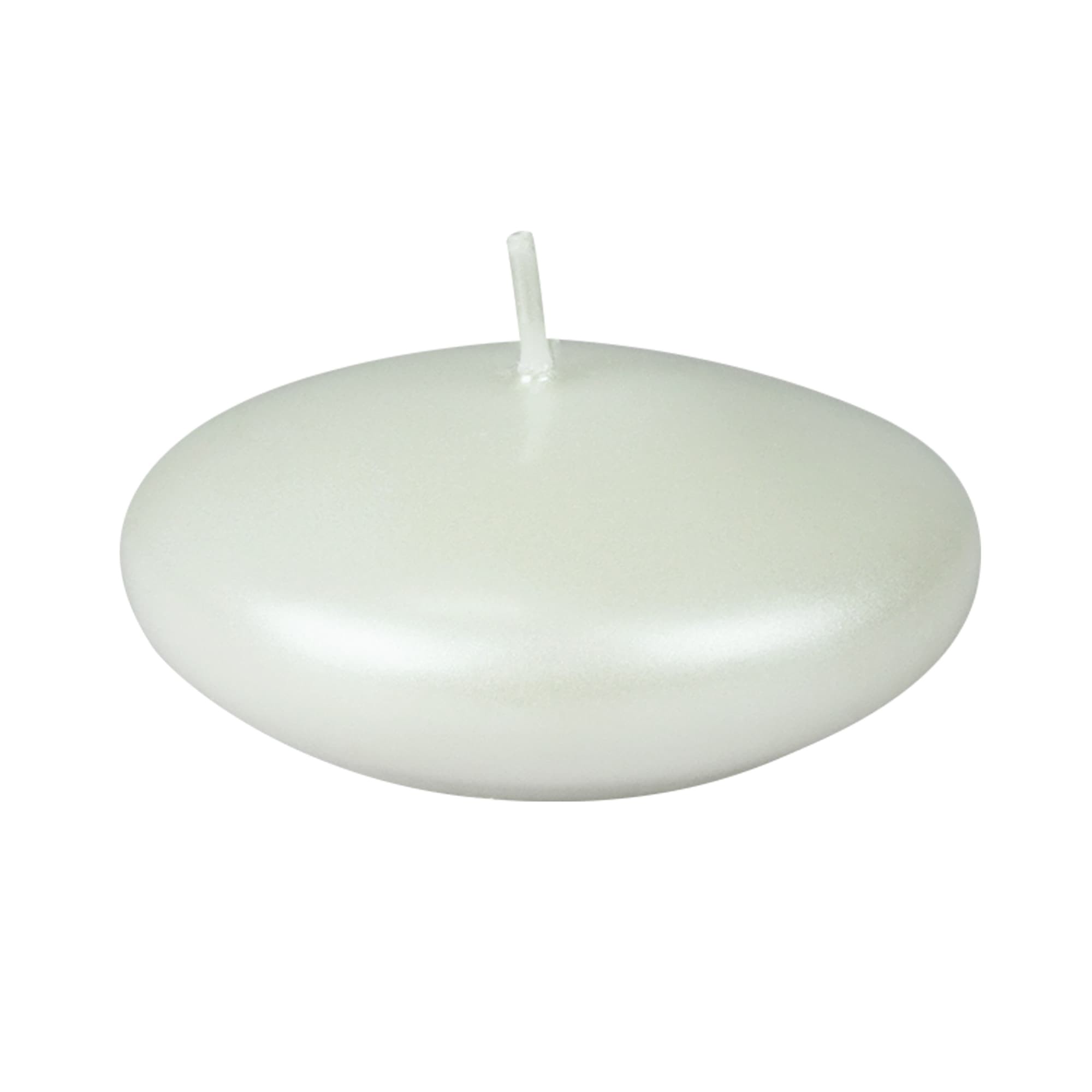 3 Inch Pearl White Floating Candles (144pcs/Case) Bulk