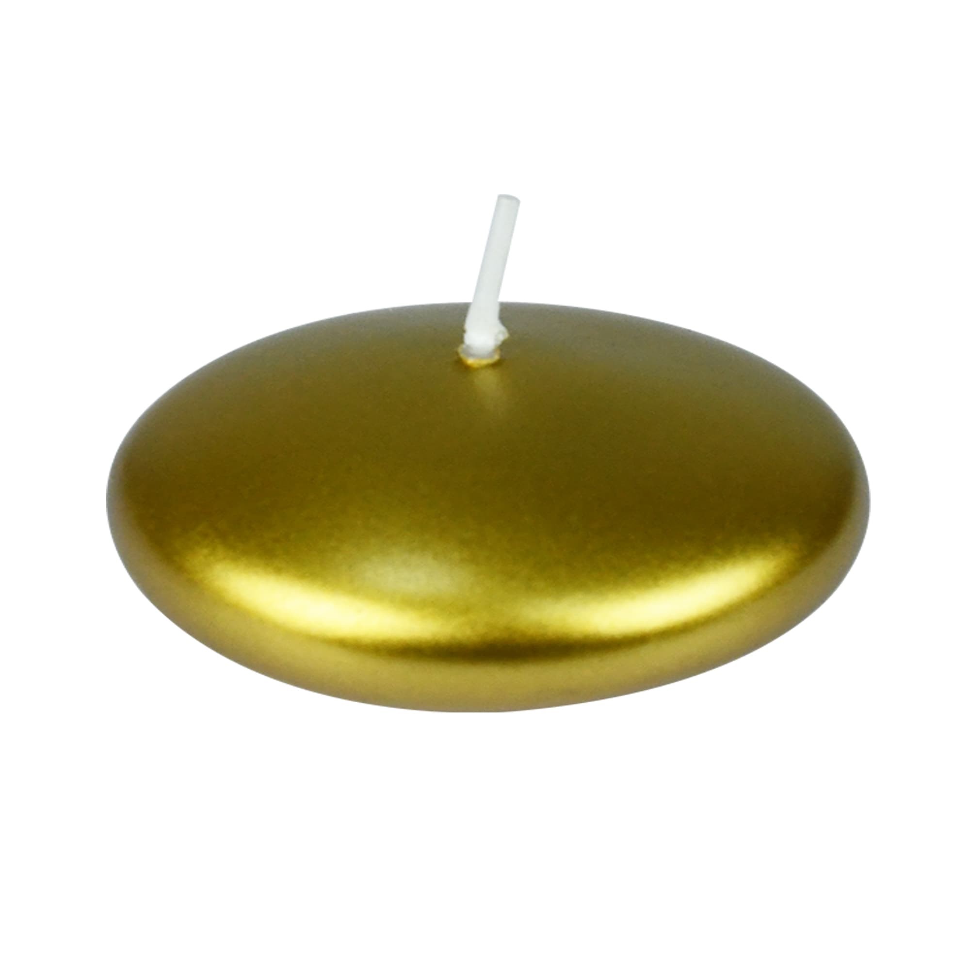 3 Inch Metallic Bronze Gold Floating Candles (144pcs/Case) Bulk