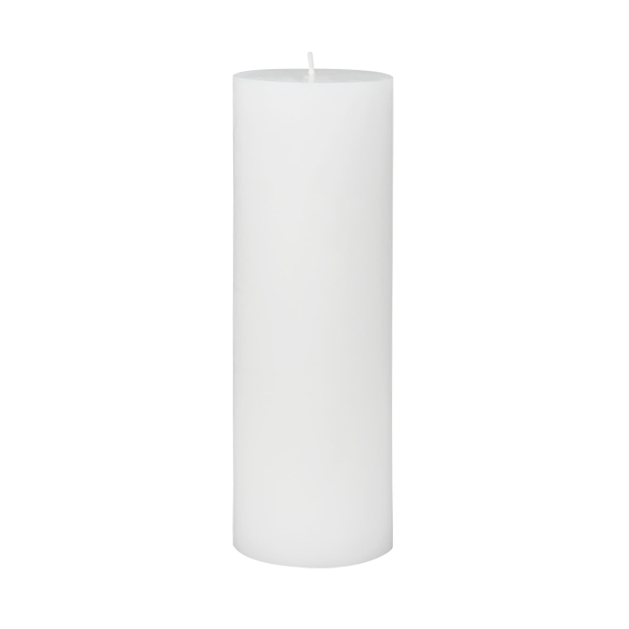 3 x 9 Inch White Citronella Pillar Candle 3 x 9 Inch White Citronella Pillar Candle