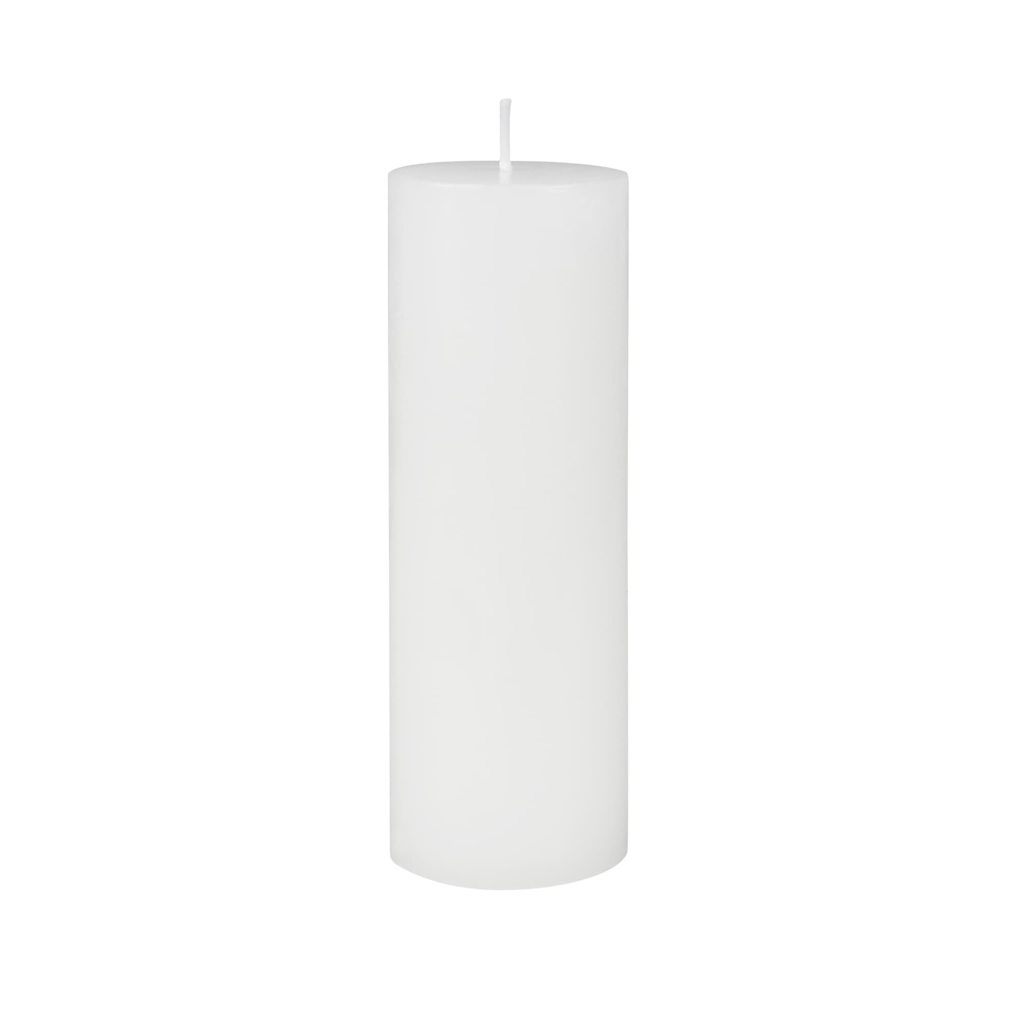 2 x 6 Inch White Pillar Candle