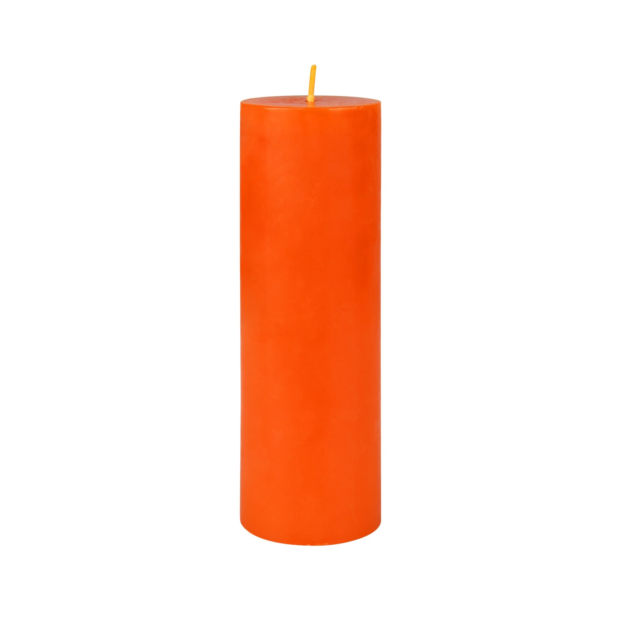 2 x 6 Inch Orange Pillar Candle