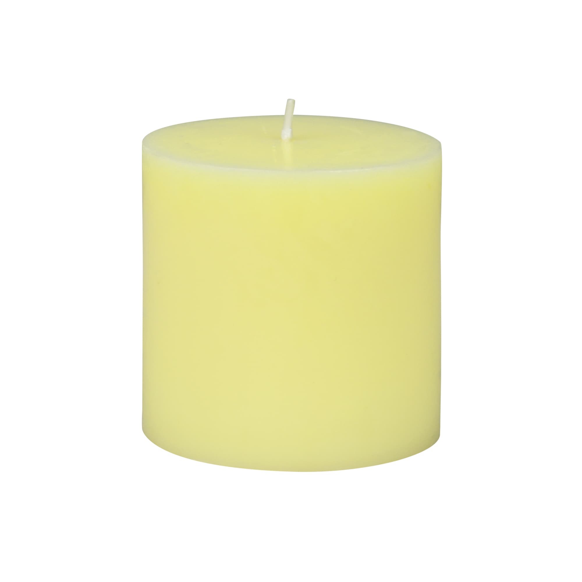 3 x 3 Inch Ivory Pillar Candle