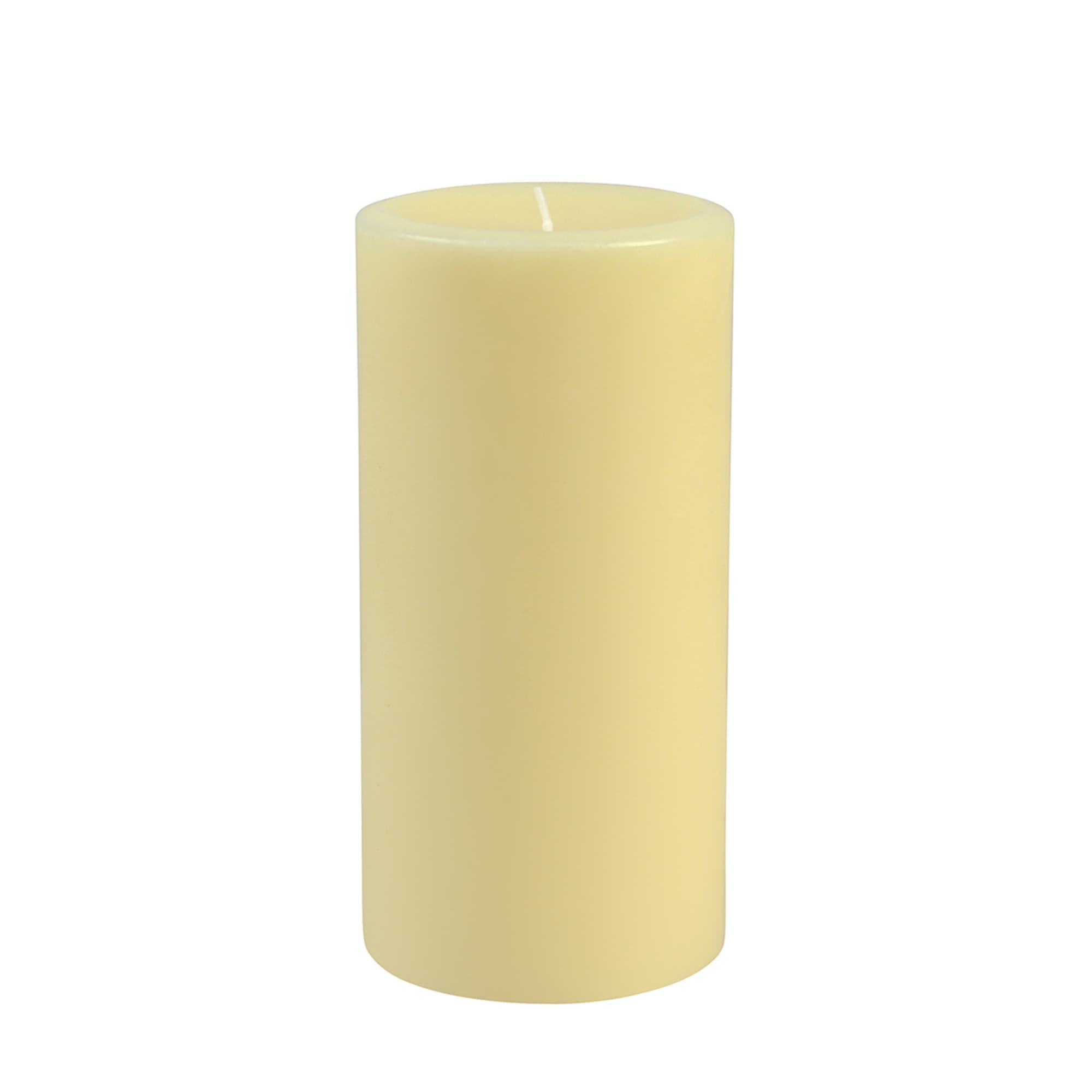 3 x 6 Inch Ivory Pillar Candles - Set of 12