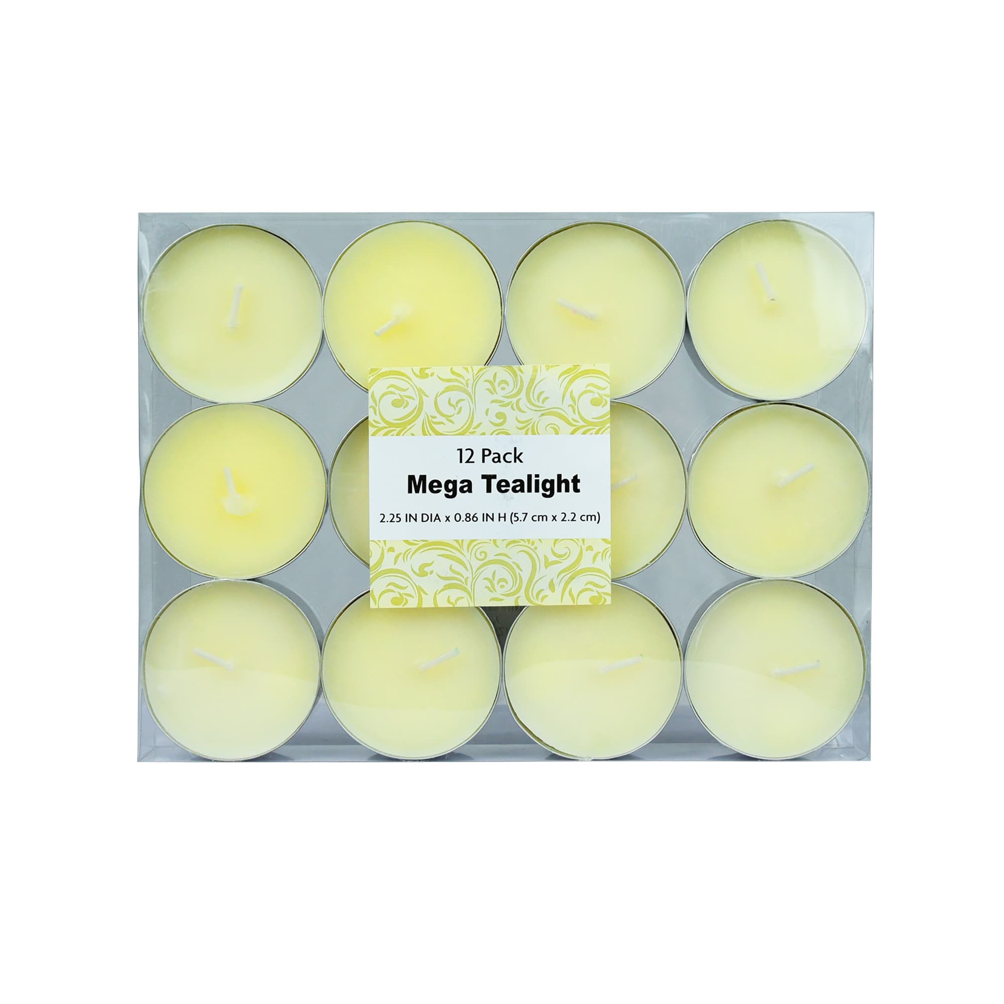 Mega Oversized Ivory Tealights (12pc/Box)