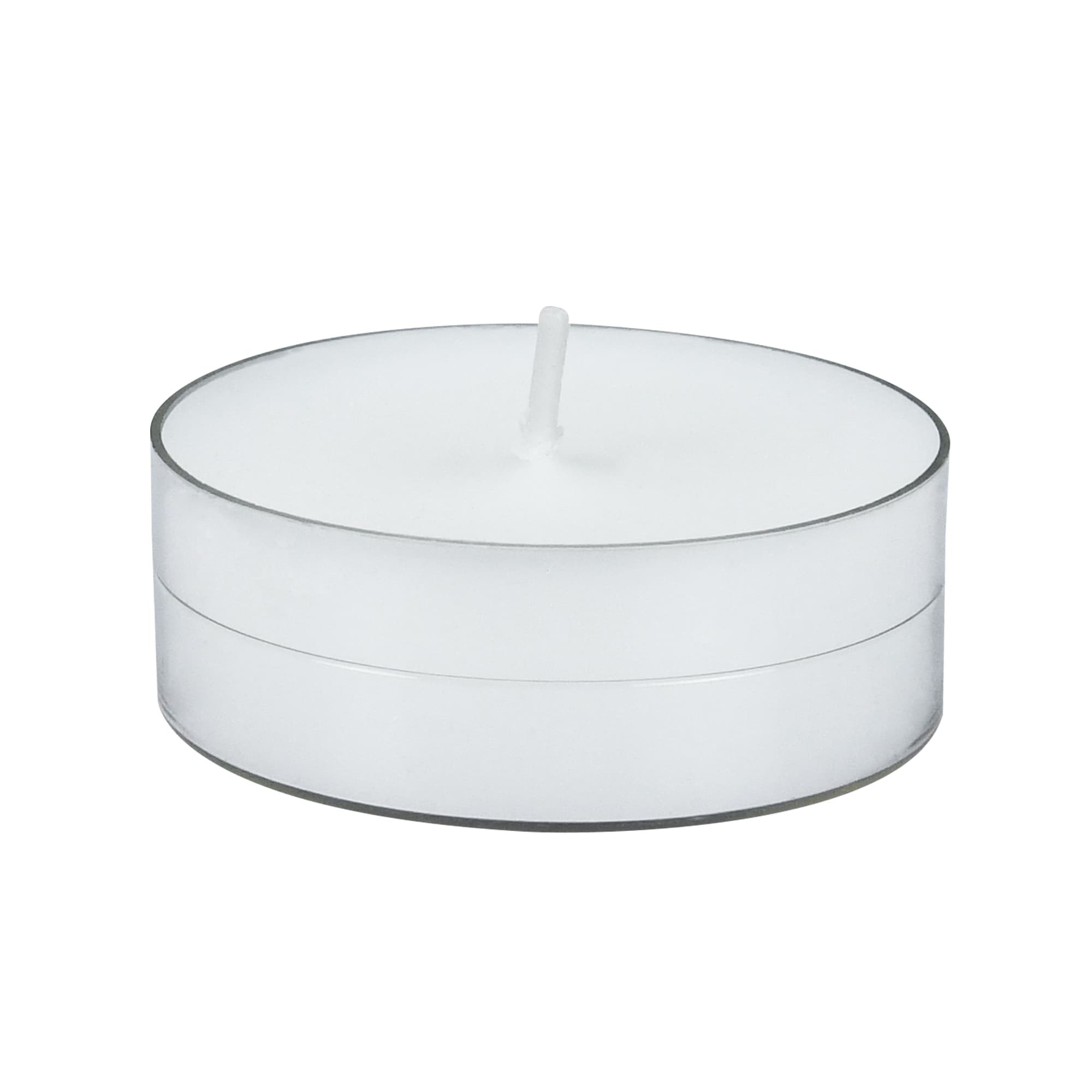Mega Oversized White Tealights (144pcs/Case) Bulk