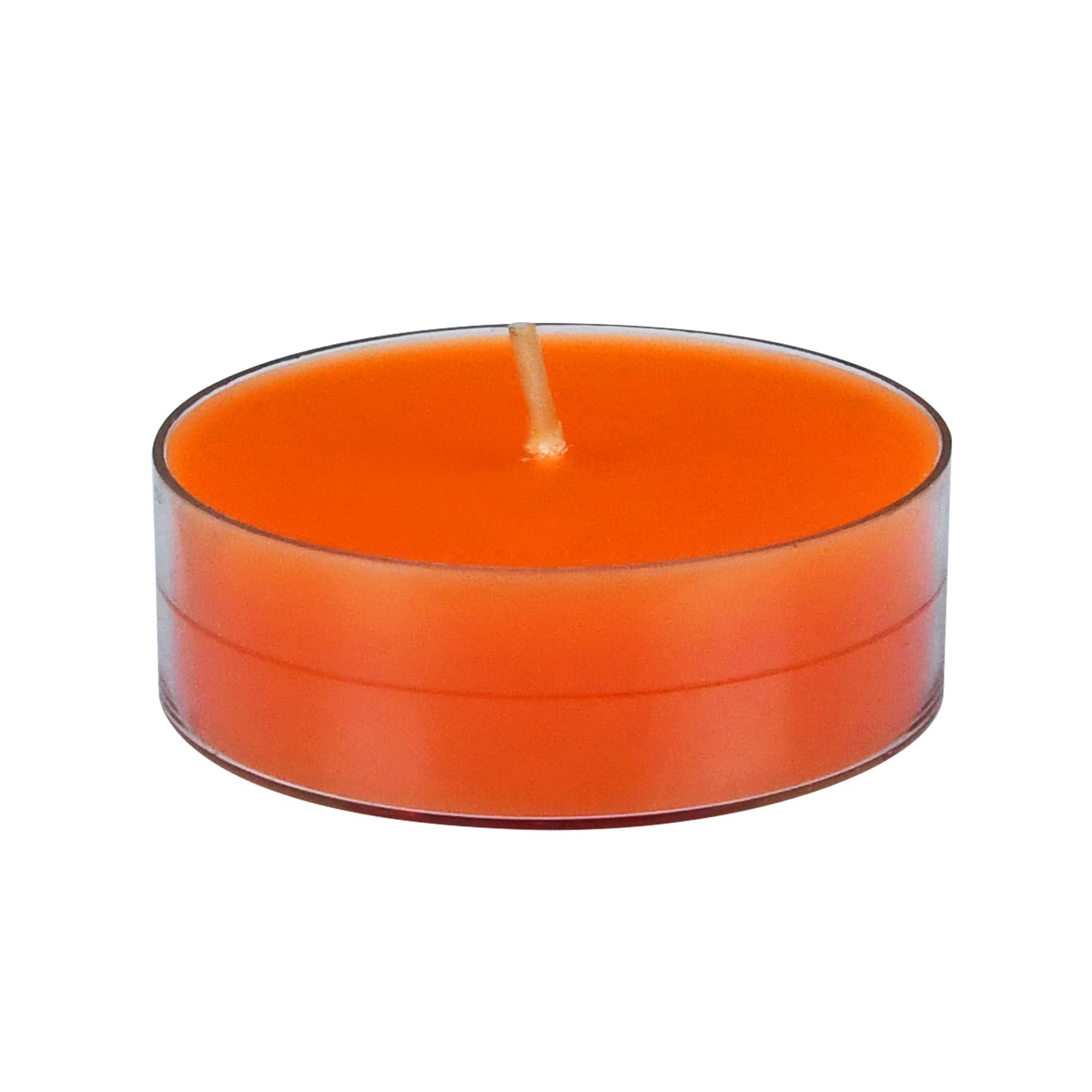 Mega Oversized Orange Tealights (144pcs/Case) Bulk