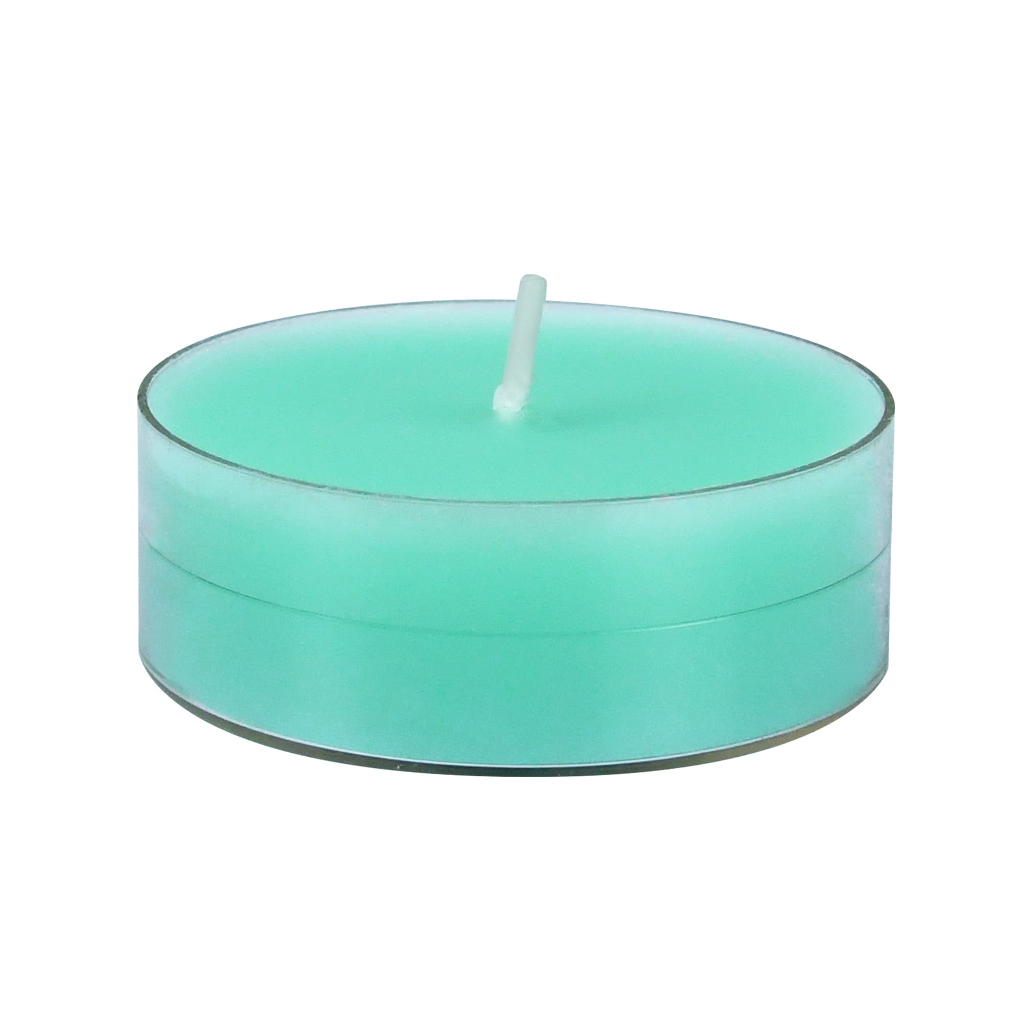 Mega Oversized Aqua Tealights (144pcs/Case) Bulk
