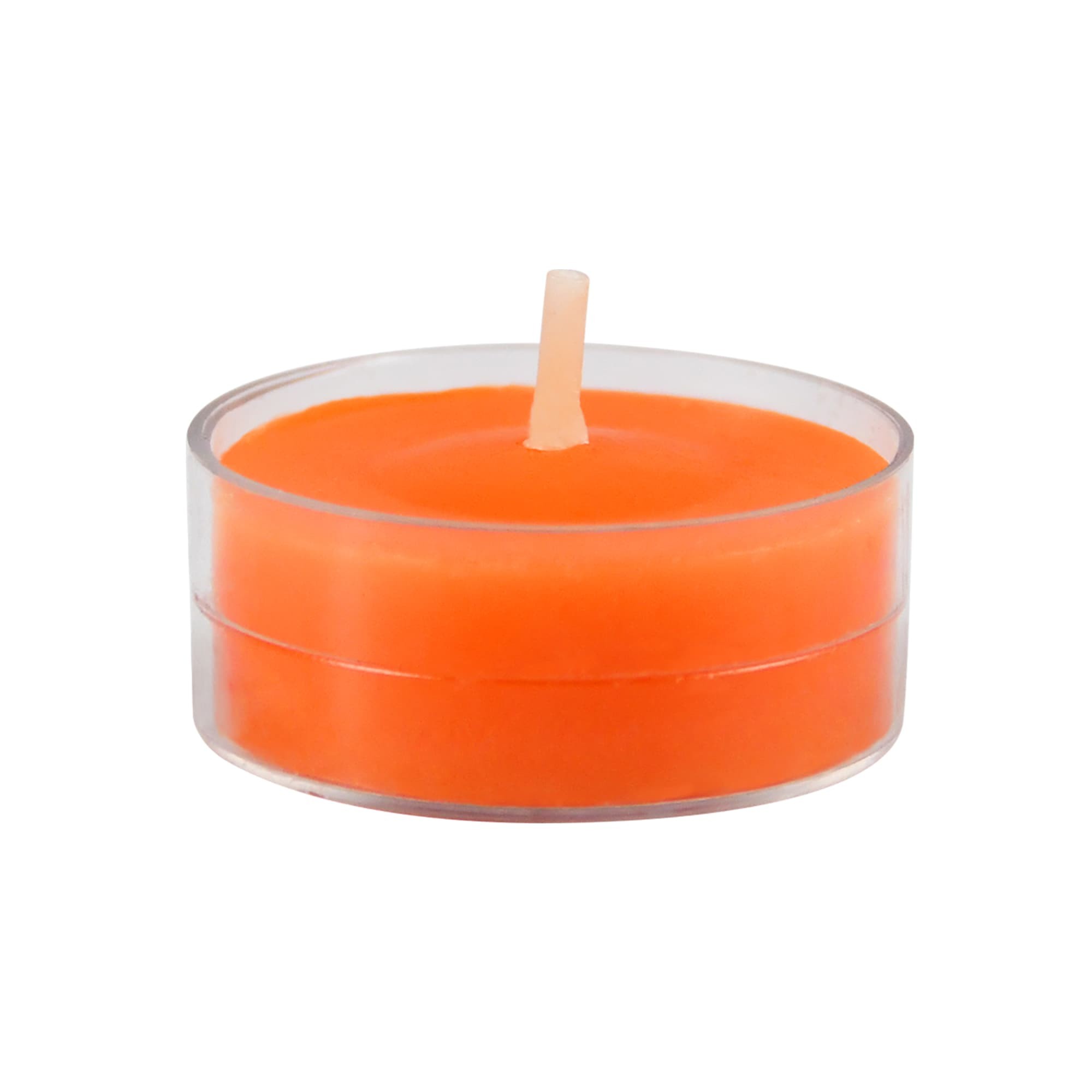 Orange Tealight Candles (600pcs/Case) Bulk Orange Tealight Candles (600pcs/Case) Bulk