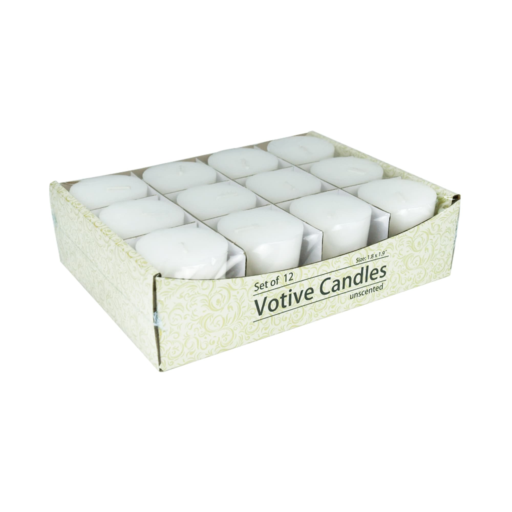 White Votive Candles (96pc/Case) Bulk