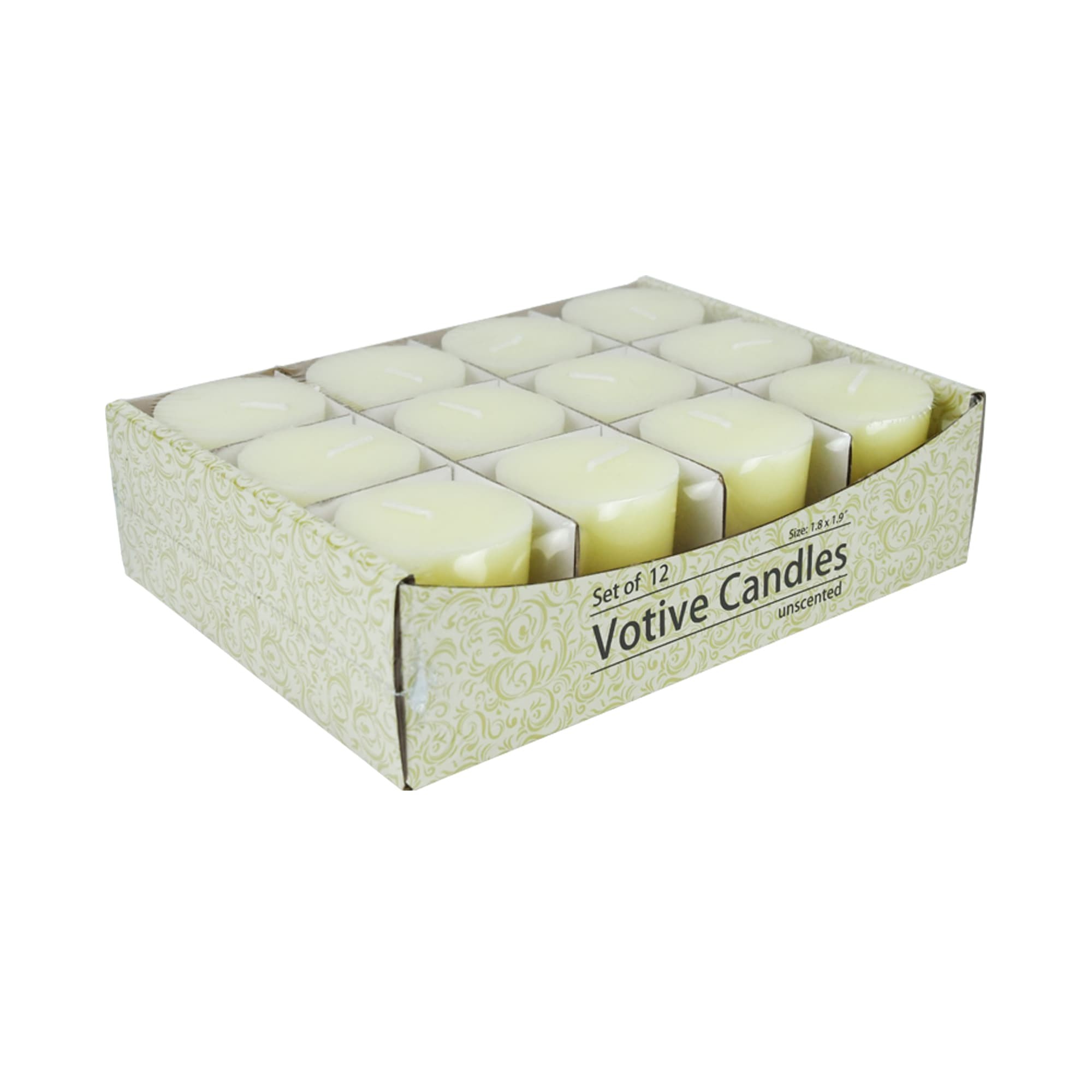 Ivory Votive Candles (96pc/Case) Bulk