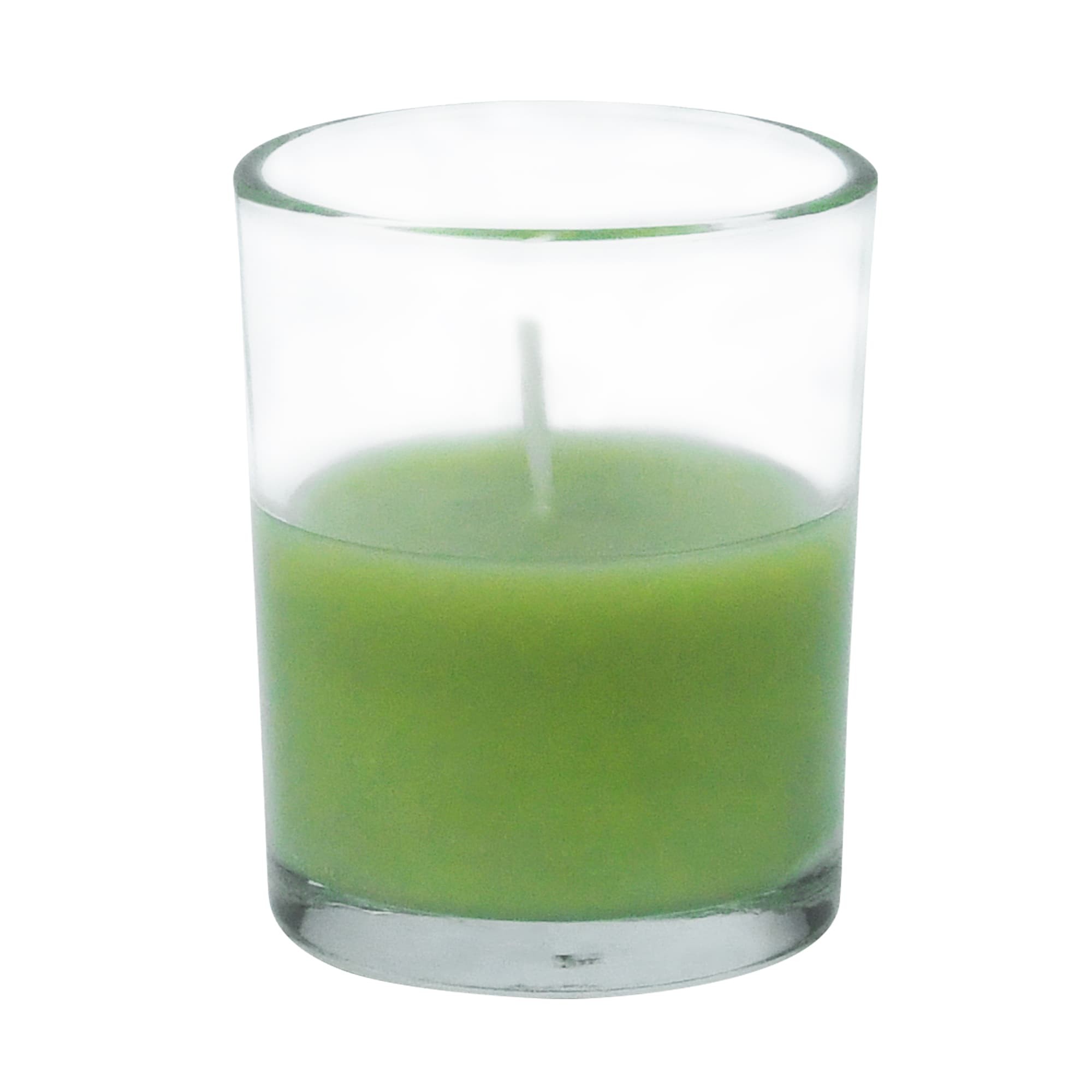 Sage Green Round Glass Votive Candles (96pcs/Case) Bulk Sage Green Round Glass Votive Candles (96pcs/Case) Bulk