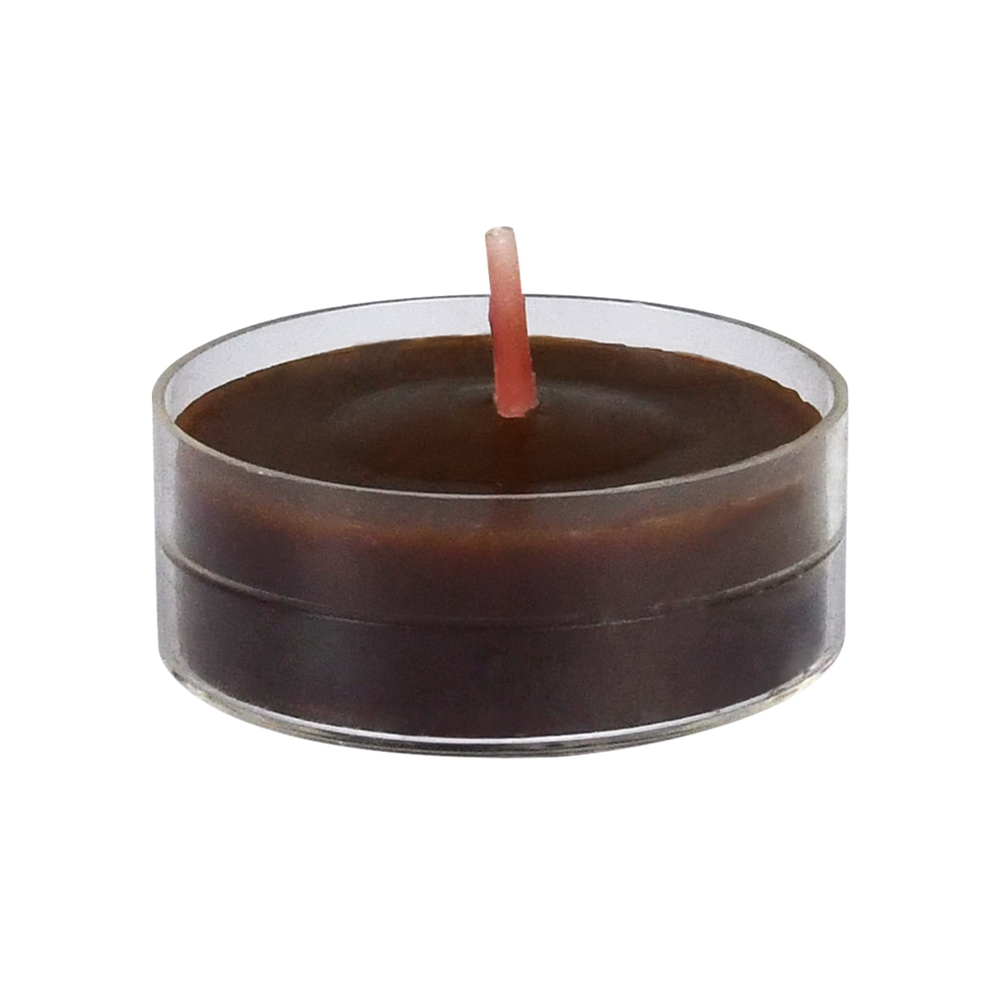 Rain Lissed Oak Leaf Scented Brown TeaLight Candles (288pcs/Case)