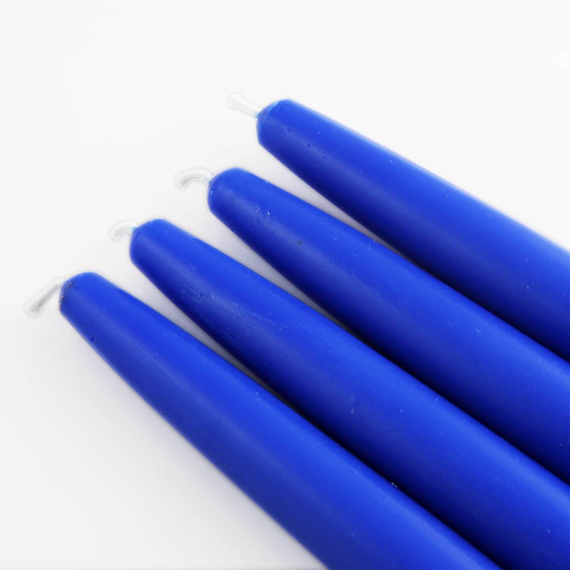 6" Royal Blue Taper Candles (144pcs/Case) Bulk