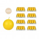 2 Inch Yellow Citronella Ball Candles (96pcs/Case) Bulk