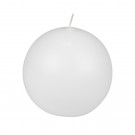 4 Inch White Citronella Ball Candles (12pcs/Case) Bulk