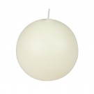 4 Inch Pale Ivory Citronella Ball Candles (12pcs/Case) Bulk