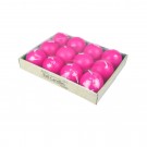 2 Inch Hot Pink Ball Candles (12pc/Box)