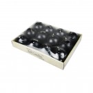 2 Inch Black Ball Candles (12pc/Box)