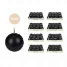 2 Inch Black Ball Candles (96pcs/Case) Bulk