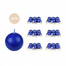 3 Inch Blue  Ball Candles (36pcs/Case) Bulk