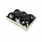 3 Inch Black Ball Candles (6pc/Box)