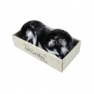 4 Inch Black Ball Candles (2pc/Box)