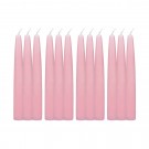6 Inch Light Rose Taper Candles (144pcs/Case) Bulk
