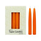 6 Inch Orange Taper Candles (144pcs/Case) Bulk
