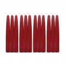 6 Inch Red Taper Candles (1 Dozen)