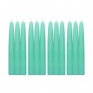 6 Inch Aqua Taper Candles (1 Dozen)