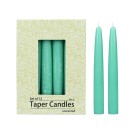 6 Inch Aqua Taper Candles (1 Dozen)