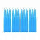 6 Inch Light Blue Taper Candles (1 Dozen)