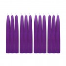 6 Inch Purple Taper Candles (1 Dozen)