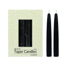6 Inch Black Taper Candles (144pcs/Case) Bulk