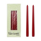 10 Inch Red Taper Candles (144pcs/Case) Bulk
