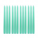 10 Inch Aqua Taper Candles (144pcs/Case) Bulk