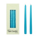 10 Inch Turquoise Taper Candles (1 Dozen)